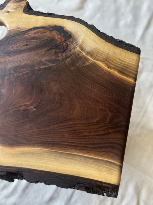 Live Edge Walnut Cheese & Bread Board
