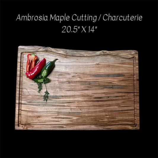 Ambrosia maple Cutting Board with Juice Groove
