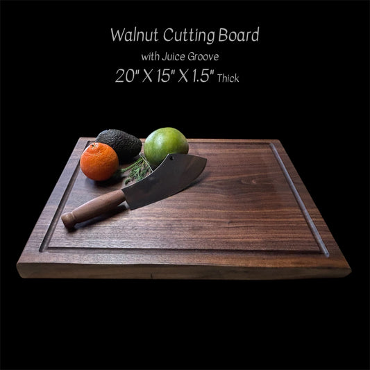 Walnut Cutting Board with Juice Groove
