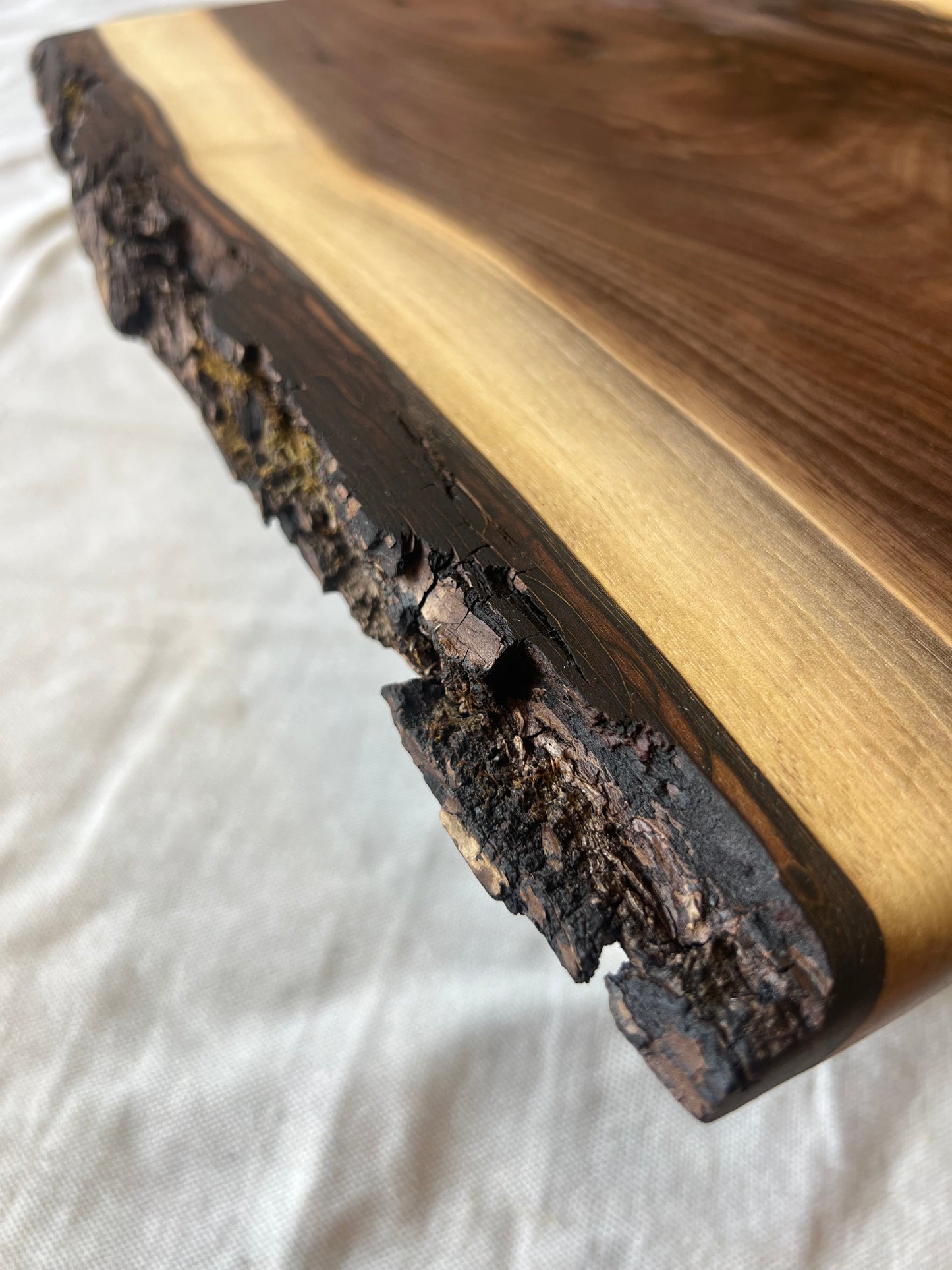 Live Edge Walnut Cheese & Bread Board