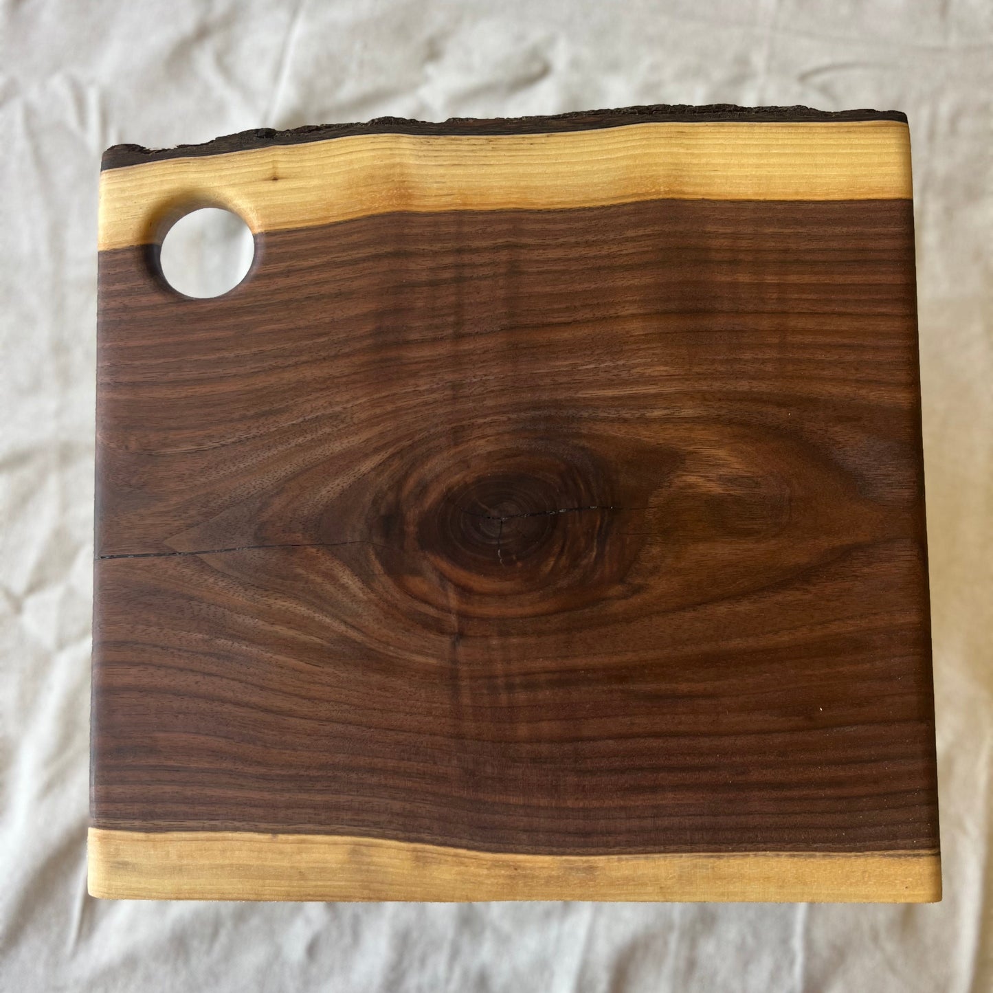 Live Edge Walnut Cheese & Bread Board
