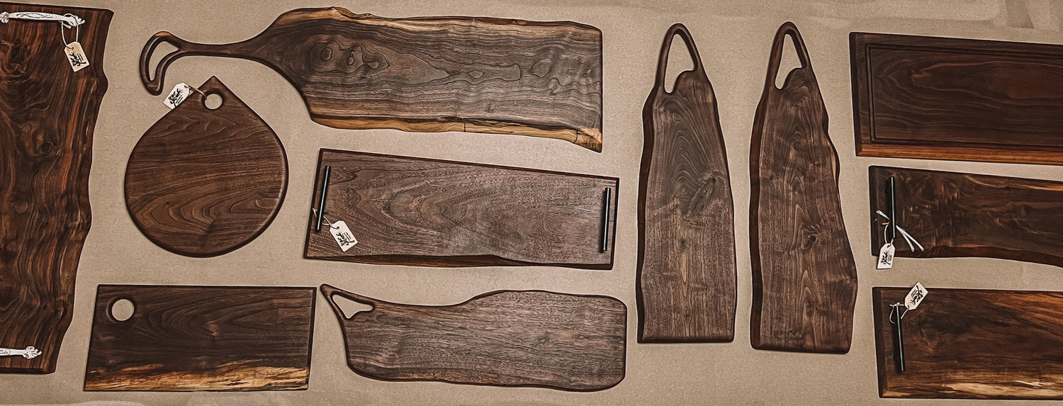 Charcuterie Boards laid Out on Table