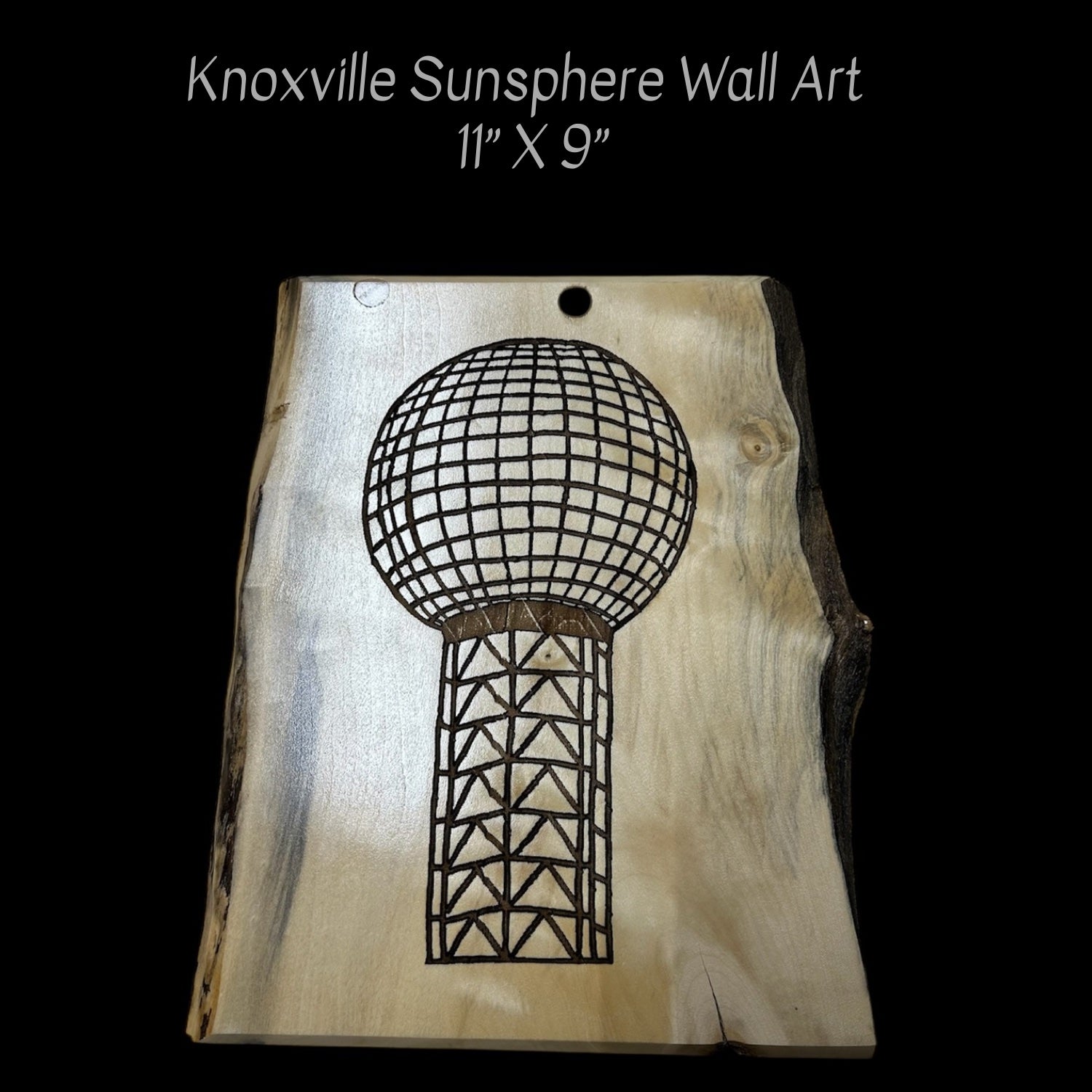 Knoxville Sunphere wood Art