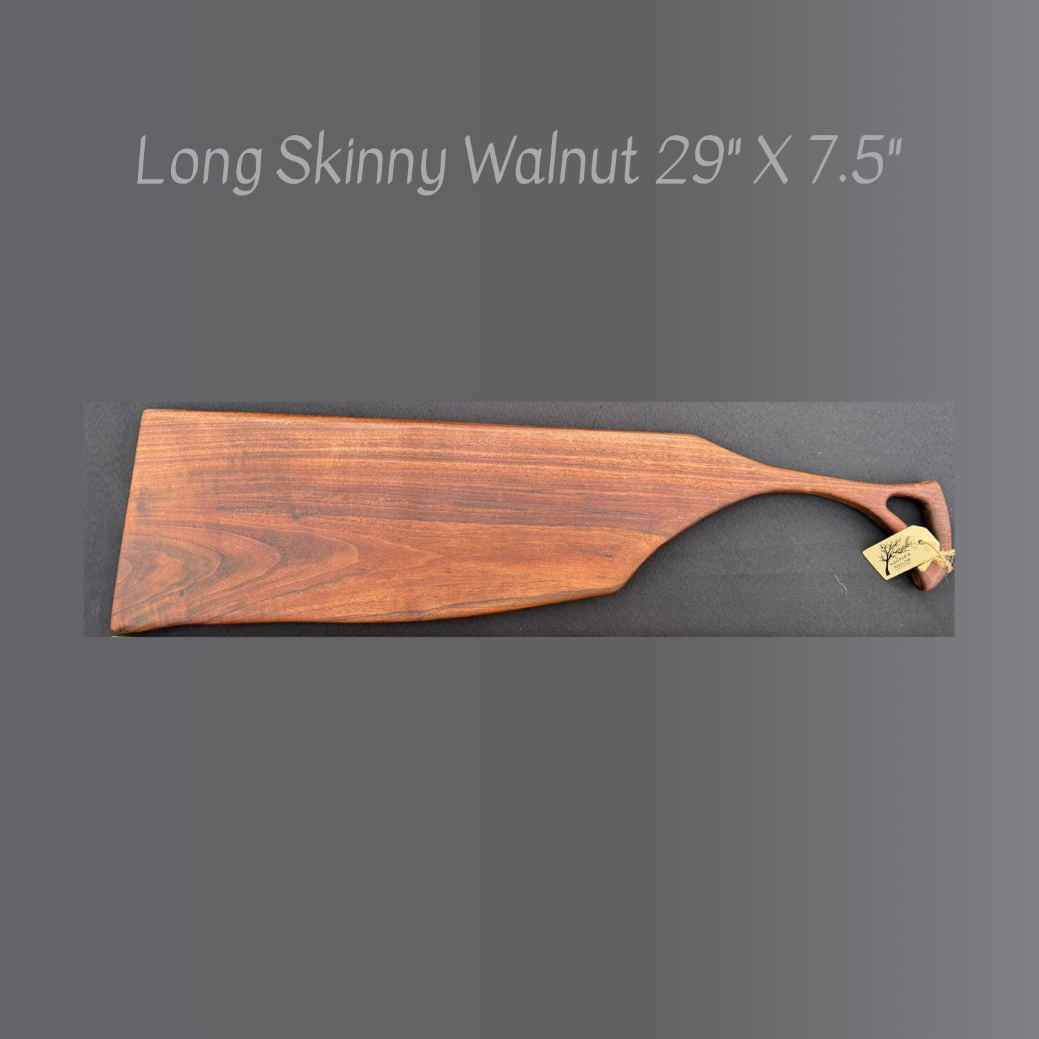 Long Skinny Walnut Charcuterie Board